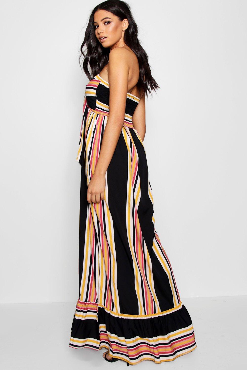 Robe maxi cache c ur rayee Tall boohoo FR
